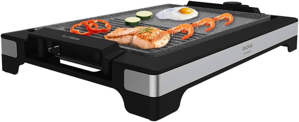 Cecotec Plancha de asar Eléctrica Tasty&Grill 2000 Inox MixStone parrillagrillelectrica.com
