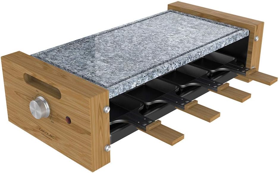 Cecotec Raclette Cheese&Grill 8600 Wood AllStone parrillagrillelectrica.com