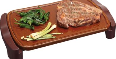 Jata GR559 Plancha de Asar Eléctrica de Terracota, 1600 W parrillagrillelectrica.com