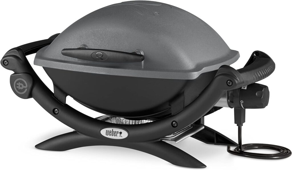 Weber Q1400 Barbacoa Eléctrica, 43 x 32cm parrillagrillelectrica.com