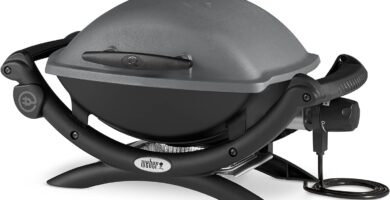 Weber Q1400 Barbacoa Eléctrica, 43 x 32cm parrillagrillelectrica.com
