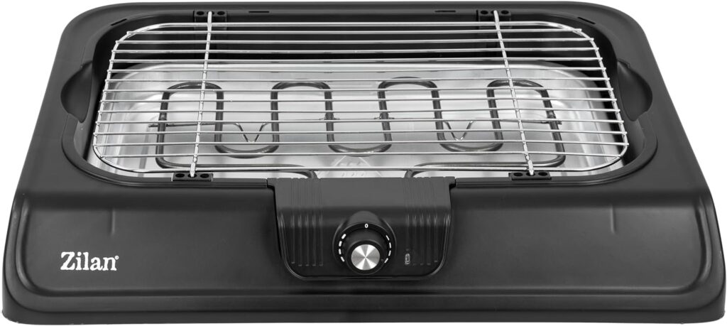 Zilan, Parrilla Eléctrica de Barbacoa, Ajuste de Temperatura Suave parrillagrillelectrica.com